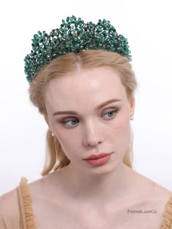 Rhinestone Crown Tiara Headband Wedding Princess Hair Accessory Sparkly Crystal